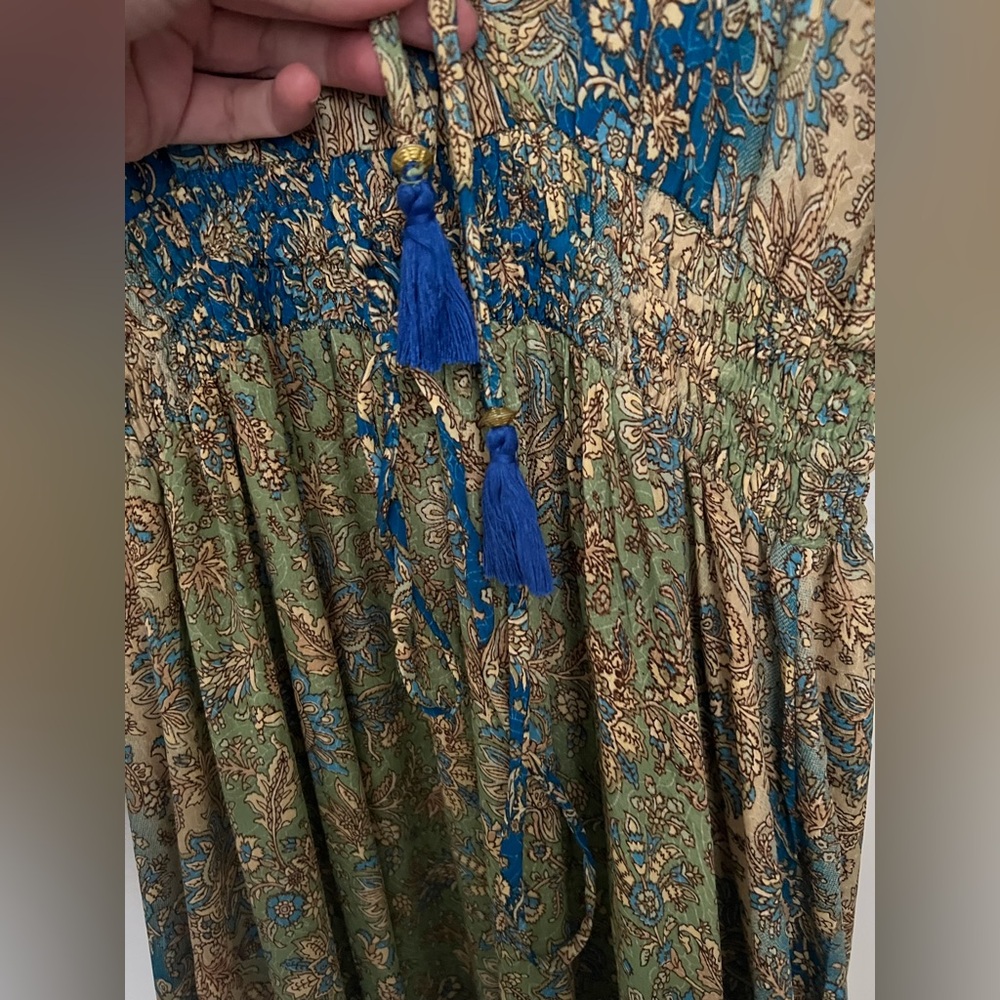 RAGA Blue and Green Maxi Dress - Picture 10 of 10